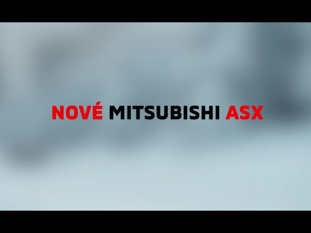 Nové Mitsubishi ASX v Alpách - špičkový pohon 4x4